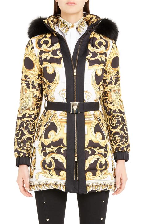 versace fox fur jacket